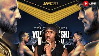 UFC 333 Volkanovski vs Evloev Fight Companion | LIVESTREAM