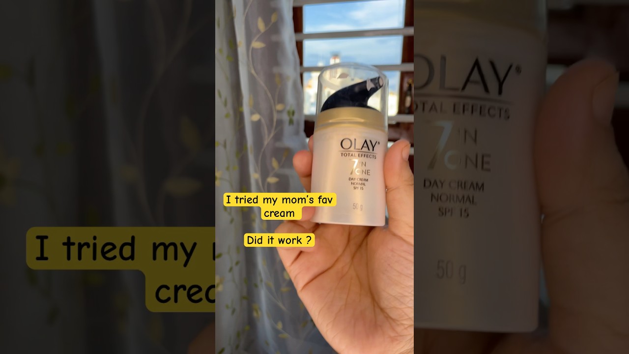 Review of Olay total effects day cream spf 15 