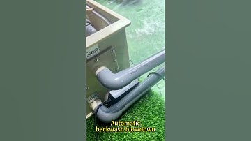 NEW DESIGN MINI KOI POND DRUM FILTER #koifish #aquarium  #koi #koifishpond