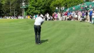 Keegan Bradley chip shot rear view