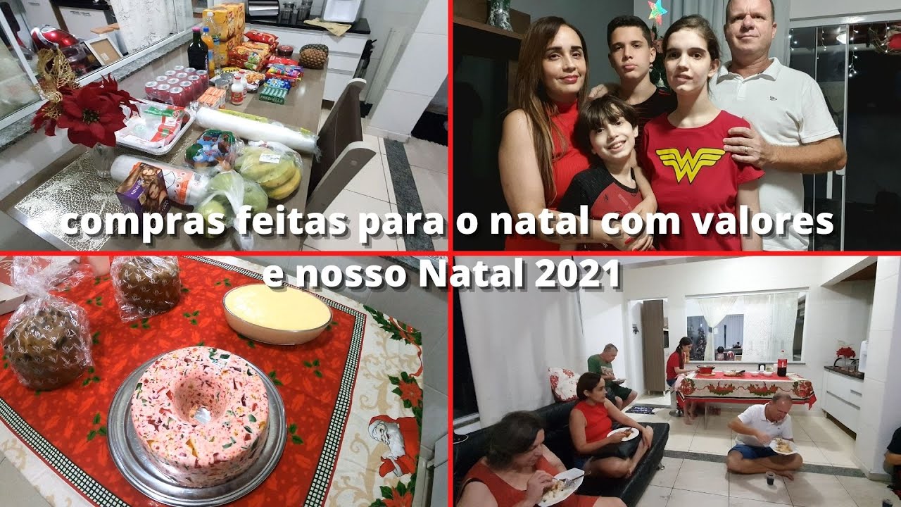 COMPRAS PARA O NATAL E COMO FOI NOSSO NATAL EM FAMÍLIA 2021! 