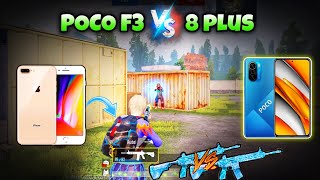 Сравнение Xiaomi POCO F3 и IPHONE 8 PLUS в PUBG || ТОЛЬКО TDM M416 || Кто победит?