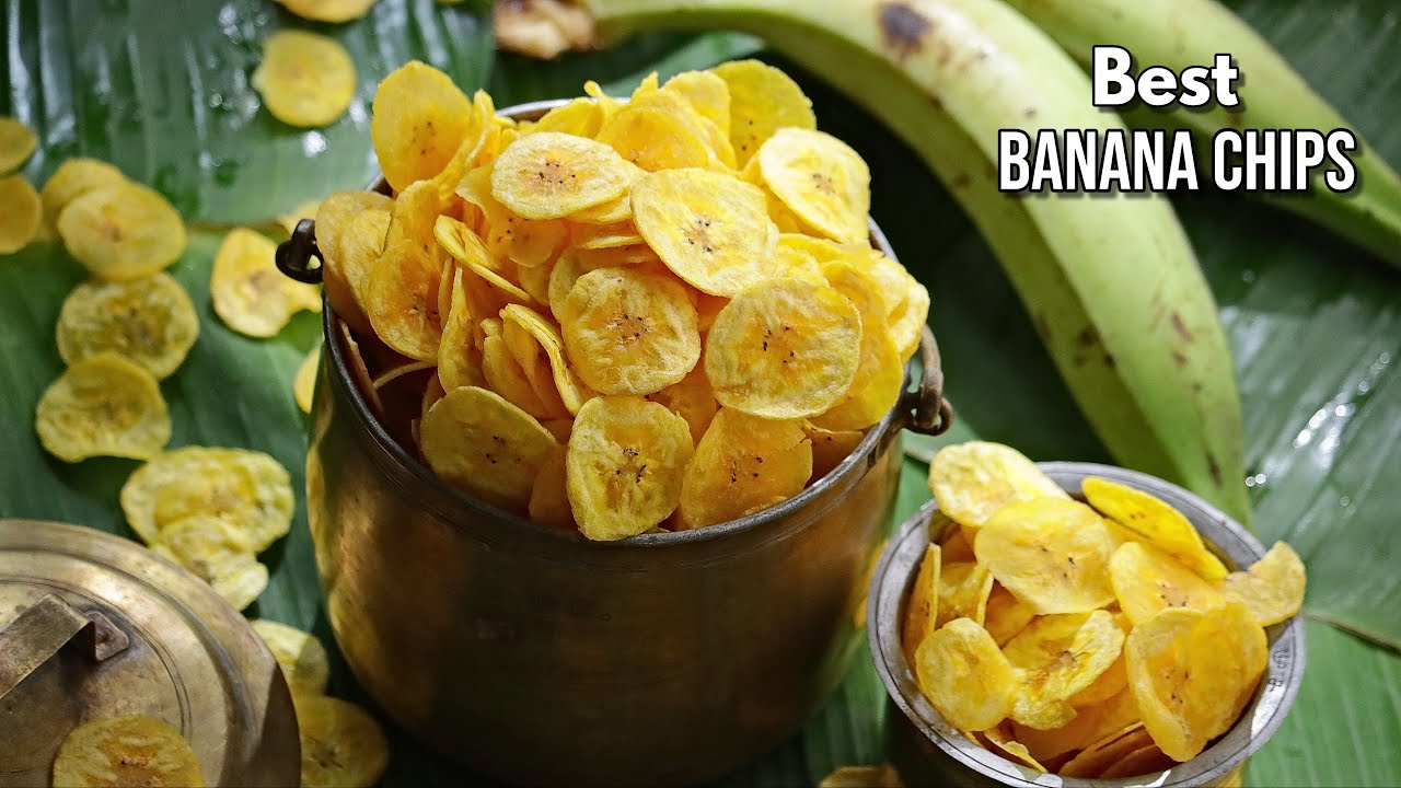 100 బెస్ట్ బనానా చిప్స్ Perfect Banana Chips recipe in Telugu Kerala Nendran chips