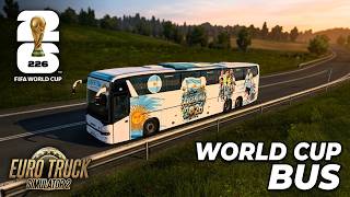 ETS 2 | Driving Argentina 2026 World Cup Scania Team Special Bus MOD in UK ETS 2 | Driving Argentina 2026 World Cup Scania Team Special Bus MOD in UK