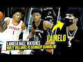 LaMelo Ball Watches Mikey Williams vs 5 ⭐ PG Kennedy Chandler GO HEAD TO HEAD!!