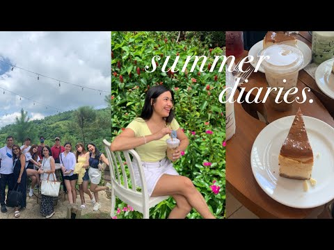 Summer diaries 💐| Going to Crosswinds Tagaytay + coffee dates! ☕️
