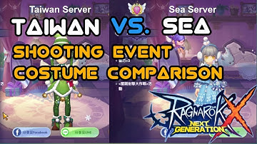 Ragnarok X Next Generation | Taiwan server Shooting event Costumes vs Sea server