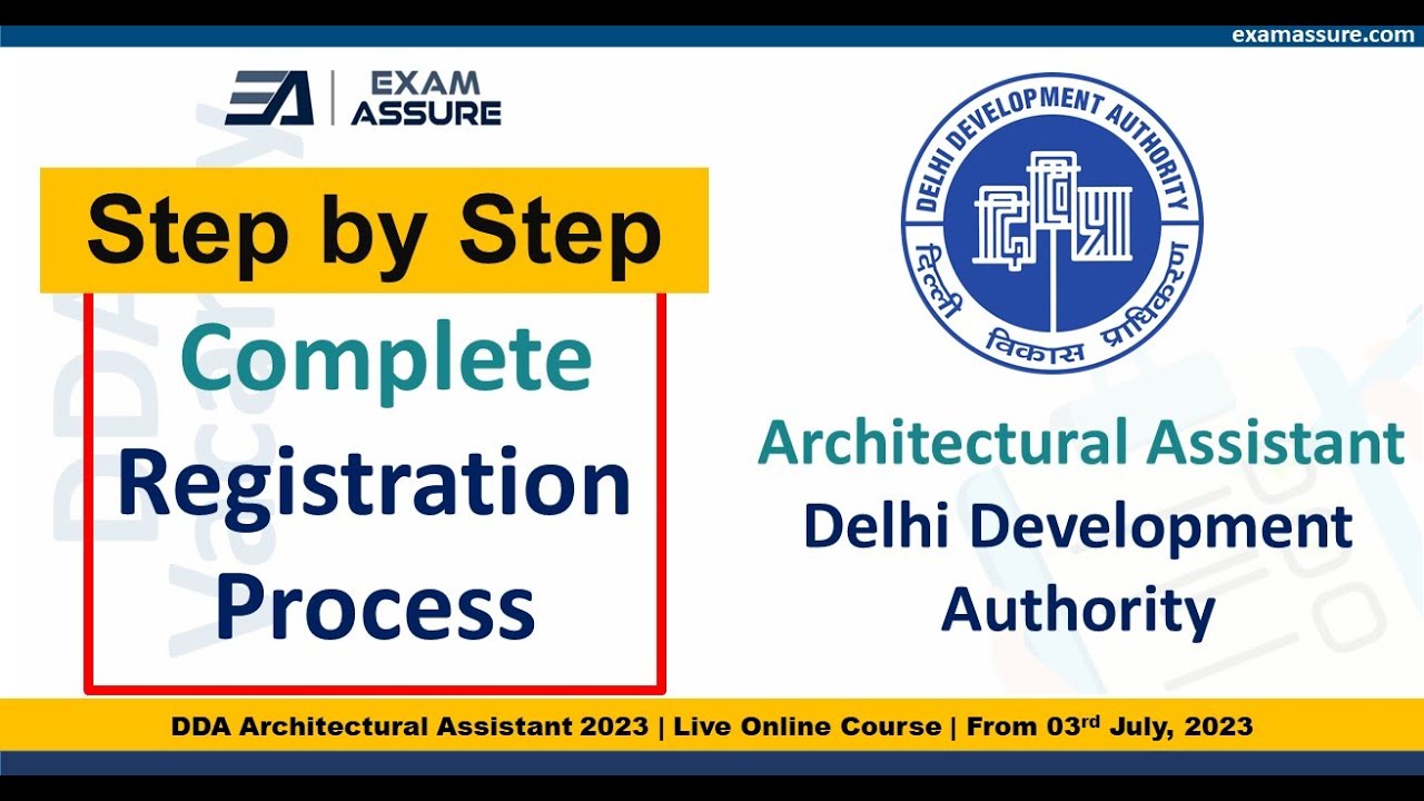 Step by Step DDA Form filling process | DDA Architectural Assistant ...