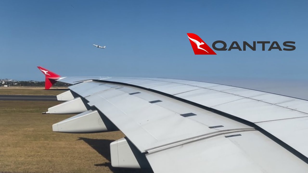 Qantas Airbus A380-842 [VH-OQG] QF1 Departure from Sydney