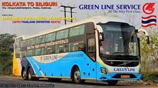 Kolkata To Siliguri By NEW VOLVO 9600s Bus | Greenline Services | কলকাতা থেকে শিলিগুড়ি ভলভো বাস