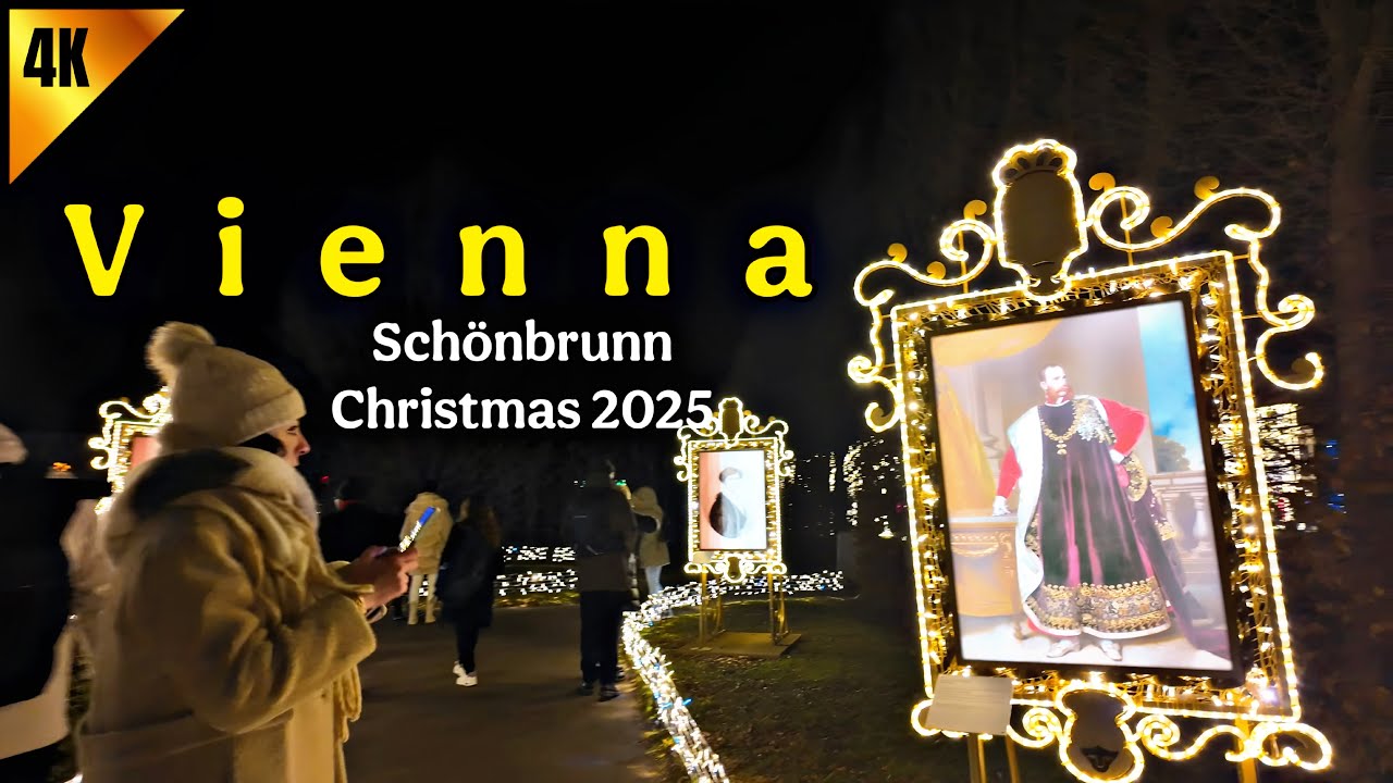 Christmas Lights at Schönbrunn Palace | Vienna