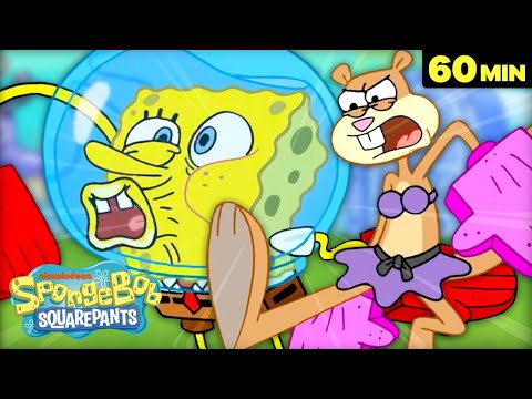 Best SpongeBob Fights and Battles! 💥🥊 | 60 Minute Compilation | SpongeBob