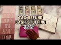 CASH ENVELOPE + SINKING FUNDS STUFFING| APRIL 2021 TAX REFUND $1717| TAYLORBUDGETS