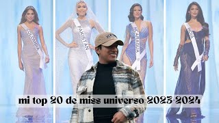 mi posible top 20 de miss universo 2023-2024 | santyslife