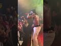 Burna Boy performing "Giza" featuring Seyi Vibez at his "I Told Them" album listening show in London