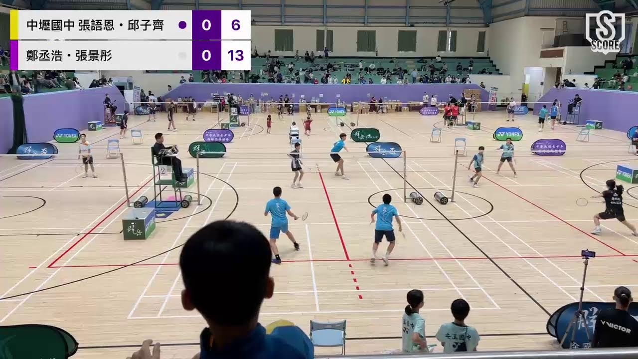 中壢國中 張語恩/邱子齊 VS 鄭丞浩/張景彤