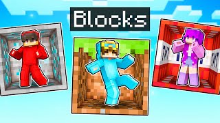 We’re TRAPPED Inside A BLOCK In Minecraft!