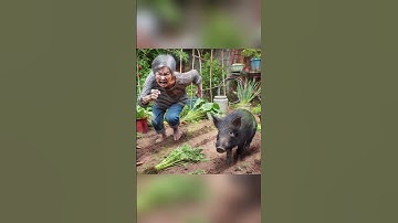 Bà Tám và lợn rừng con #chatgpt #ai #aivietnam