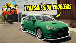 Mitsubishi Evo X Transmission Problems | Car Mechanic Simulator 2021 screenshot 3