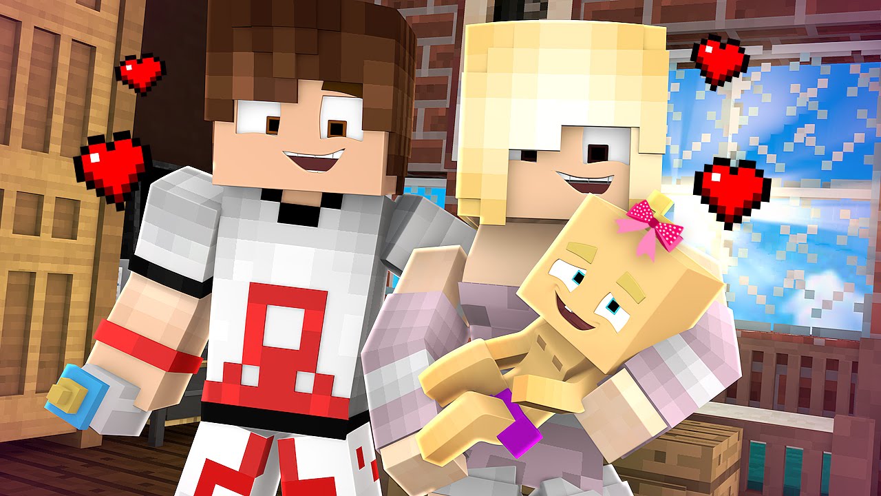 Minecraft - MINHA PRIMEIRA FILHA! : DESAFIO DOS 100 BEBÊS 2 #12