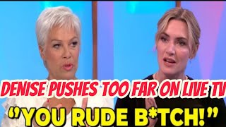 Kate Winslet Walks Off Loose Women After Heated Confrontation with Denise Welch
