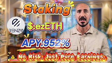 💥 Huge Profit Alert! Made $500+ in 24 Hours Staking ezETH – 900%+ APY Passive Income Project! 🔥