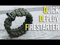 A Survival Firestarter Paracord Bracelet That Deploys In Seconds! | Blaze Bar