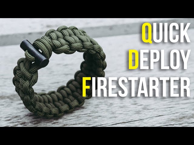 How To Make A Paracord Bracelet: Blaze Bar Quick Deploy