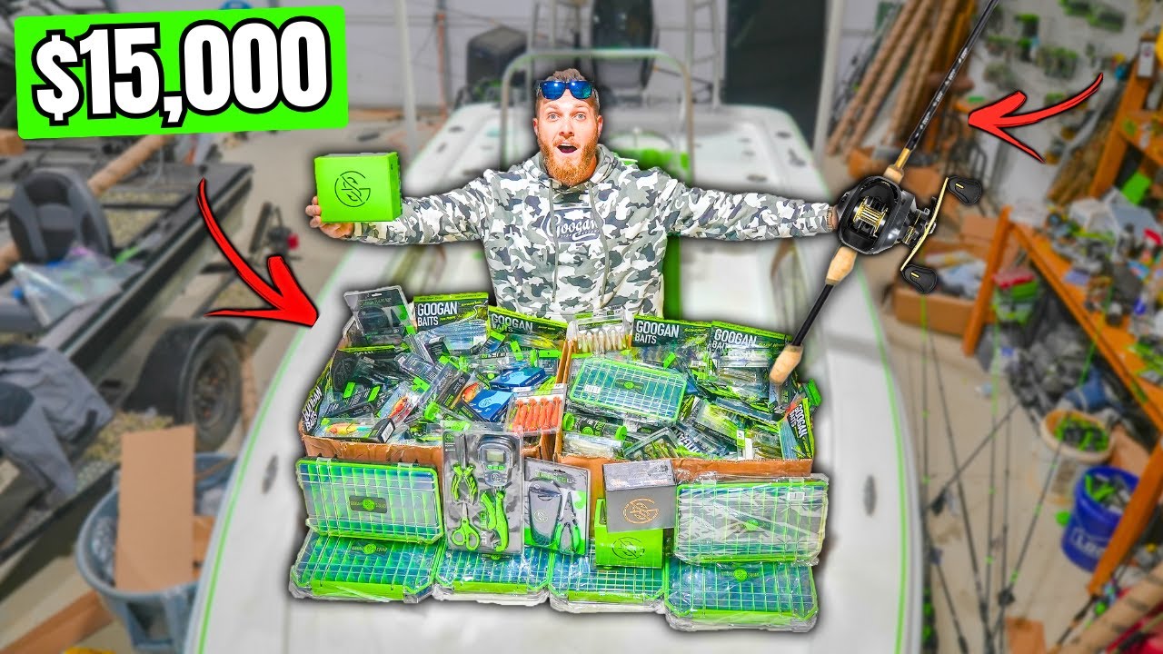 $15,000 World's LARGEST Fishing Unboxing (2024 NEW Rods, Reels