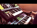 Music using only moog semimodular synthesizers matriarch grandmother mother32 and dfam