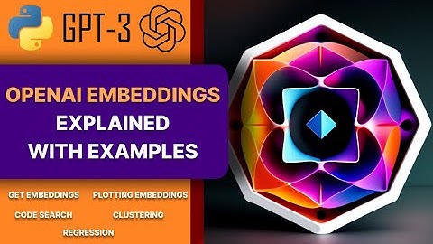OpenAI embeddings explained with code examples. how to use OpenAI Gpt3 ADA vectorized embeddings API