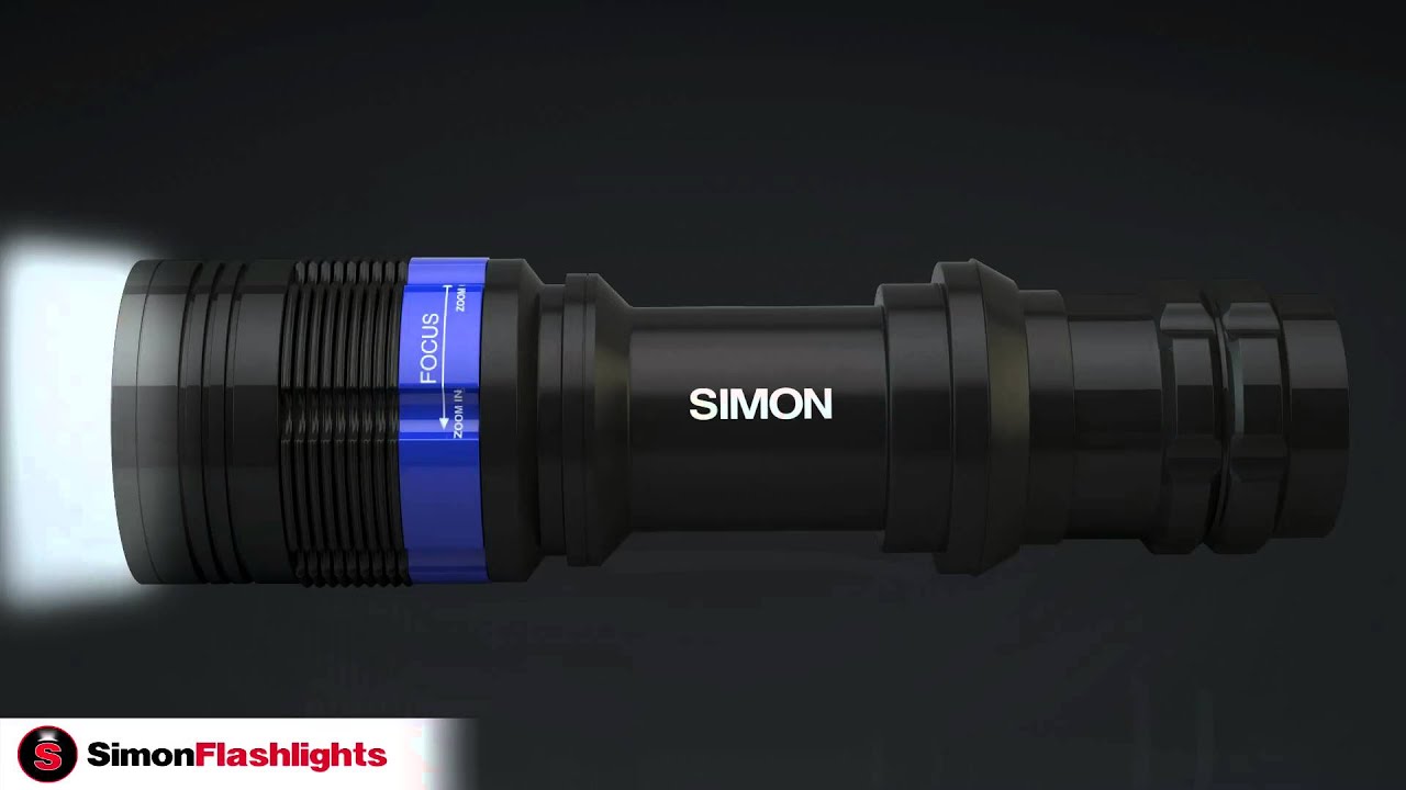 Simon Cree LED Flashlight XPE 200