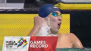 Swimming Men's 200m freestyle finals | Games Record | 29th SEA Games 2017
