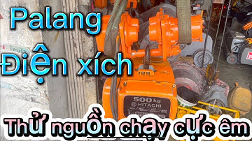 Pa lăng điện hitachi 500kg có rùa điện chạy trên dầm i. Hàng chuẩn zin | CẦU TRỤC PHƯỚC SƠN