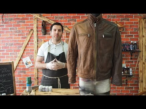 КАК  ПОКРАСИТЬ КОЖАНУЮ КУРТКУ ?(ПОЛНЫЙ ОБЗОР)