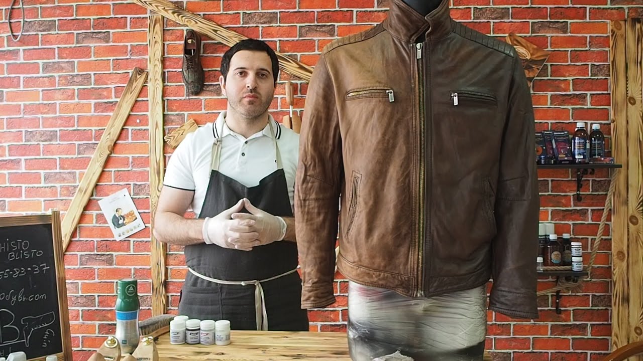 Как переделать кожаную куртку: вариант «вязаные рукава»