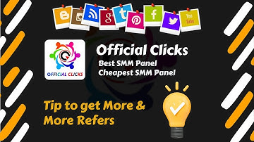 Tip About Refer System at Official Clicks | Official Clicks | OC | Best & Cheapest SMM Panel in 2024