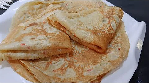 DIET PANCAKES For Breakfast 🥞 Make Nigerian Diet With Me😋 | CRAPE Recipe 