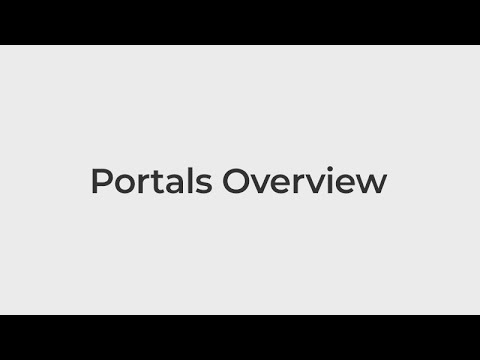 RVS U: Portals Overview (Latest Features 106)