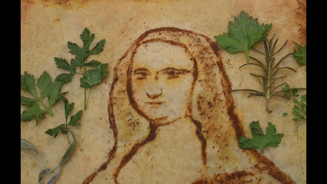 פוקצ'ה רכה עם תערובת תבלינים- מונה ליזה/Soft Focaccia with spices- Mona Lisa