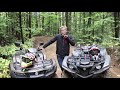 Yamaha VS Suzuki 700 cc class atv shootout