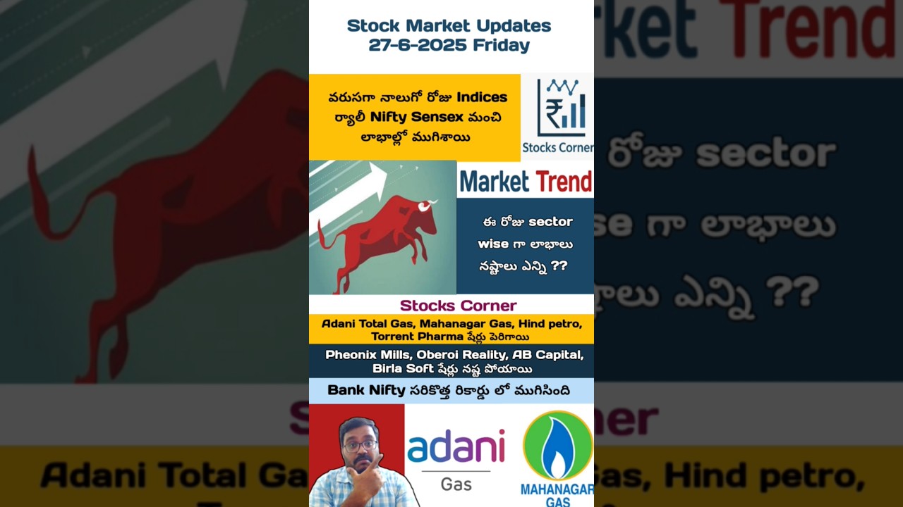 Today's market analysis | 27th June 2025 | Stocks Corner | Market Trend | 