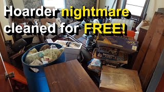 Hoarder Aftermath: FREE cleaning on 2 DESTROYED rooms