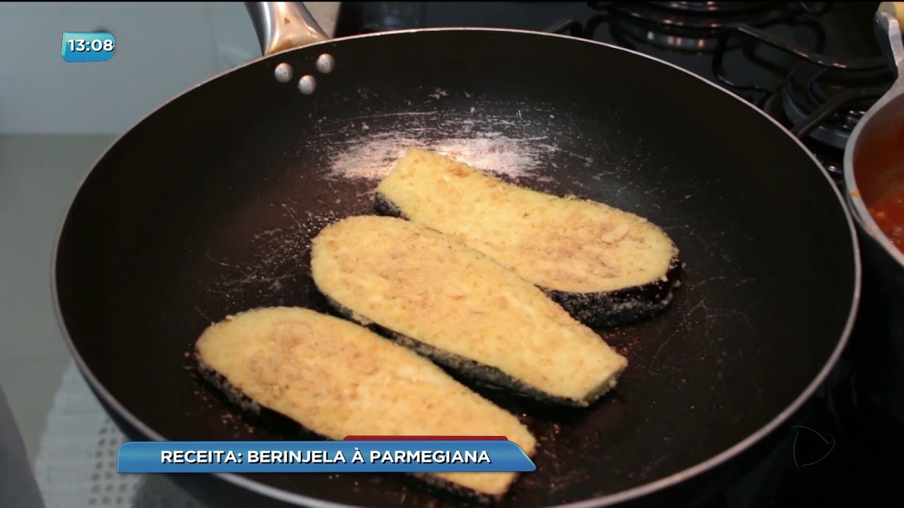 BG RECEITA: BERINJELA À PARMEGIANA 06 02 2018