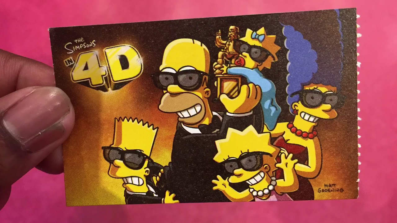 The Simpsons 4D ride myrtle beach (read description) YouTube