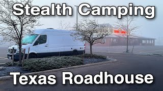 Stealth Camping at TEXAS Roadhouse in Buffalo New York • Eating a 23oz Porterhouse by KBDProductionsTV 57,920 views 2 months ago 28 minutes