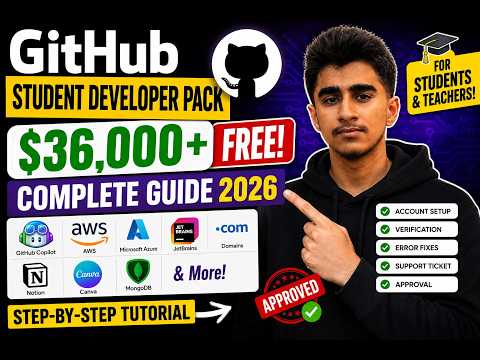 GitHub Student Developer Pack 2026 | Complete Step-by-Step Guide + Verification & Rejection Fix