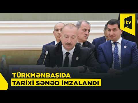 Türkmənistanda 6 dövlət başçısı birgə sənədlər imzaladılar