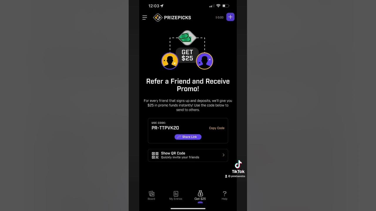 PrizePicks promo code YouTube