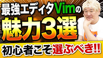 【プログラミング】初心者が選ぶべき最強エディタ！Vimの魅力3選！